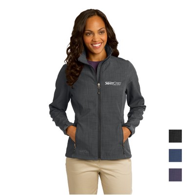 Eddie Bauer® Ladies Shaded Crosshatch Soft Shell Jacket