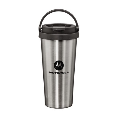 Pallazo Double Wall SS Tumbler - 16oz Matte Silver