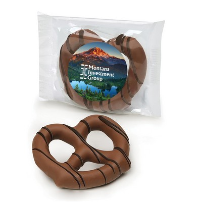 Milk Chocolate Dipped Pretzel Gourmet Snack Pack