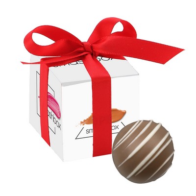 Belgian Truffle Box Featuring Soft-Touch - Milk Chocolate Coffee