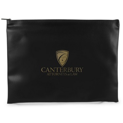 13"x10" Expanded Vinyl Memorial Bag w/Zipper