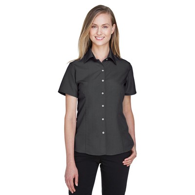 Harriton Ladies' Barbados Textured Camp Shirt