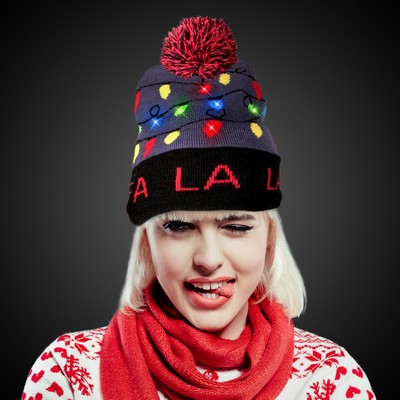 Fa La La LED Knit Hat