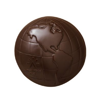 Molded Chocolate Globe - 5 Oz.