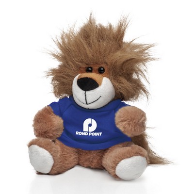 Levi Plush 6" Lion & T-Shirt - Royal Blue