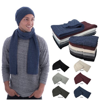 Deluxe Beanie & Scarf Set