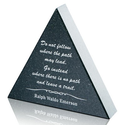 Granite Paperweight - Triangle 4"x3½"