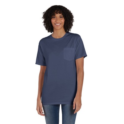 COMFORT WASH Unisex Garment-Dyed T-Shirt with Pocket