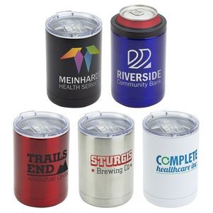 Coventry 12 oz Vacuum Insulated Stainless Steel Tumbler + Can Cooler