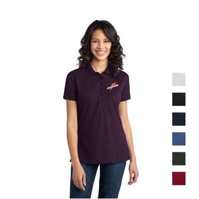 Port Authority® Ladies Stretch Pique Polo