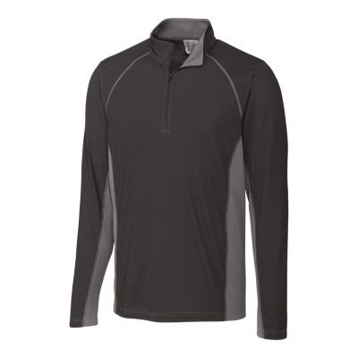 Clique Ice Pique Colorblock Mens Half Zip Tech Pullover