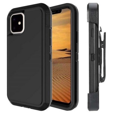 iPhone12/12 Pro Rugged Case w/Belt Clip