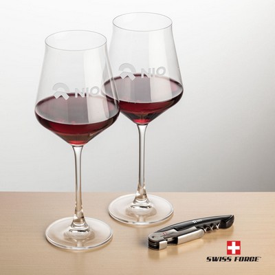 Swiss Force® Opener & 2 Bretton Wine - Black