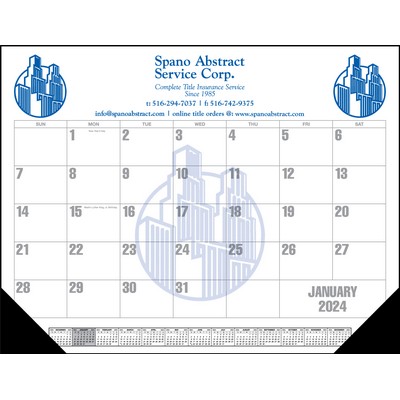 Standard Full Color Imprint Desk Pad Calendar