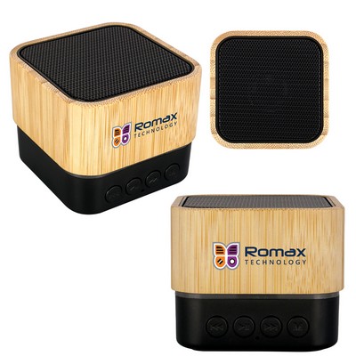 Bamboo Square Bluetooth Speaker