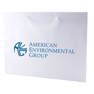 White Kraft Eurotote Bag (16"x6"x12")