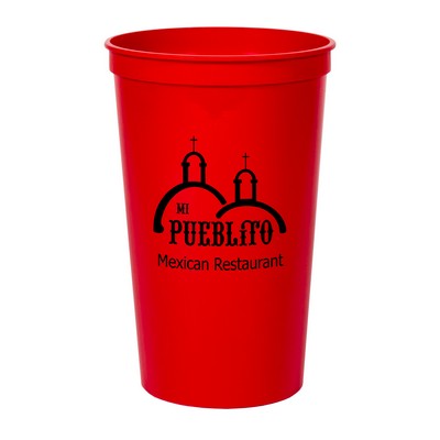 22 Oz. Smooth Colored Stadium Cup (Petite Line)