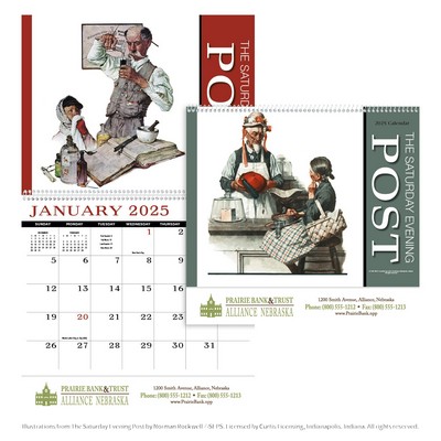 Saturday Evening Post Appointment Calendar - Spiral