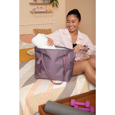 4PC Polyester Weekender Yoga Tote