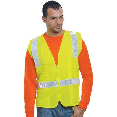 BAYSIDE Unisex USA Made 22Surv-R Class 2 ANSI High Vis Surveyor Safety Vest