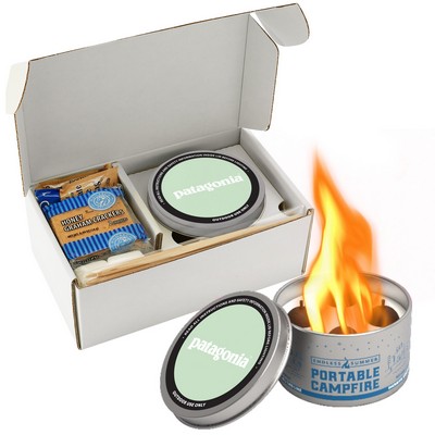 S'mores Pack featuring Endless Summer® Portable Campfire w/ Custom lid label (Fudge Sub)