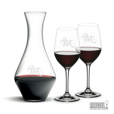 RIEDEL Merlot Decanter & 2 Oenologue Wine