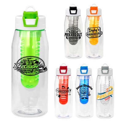 Two Tone Pop Up 32 oz. Bottle with Infuser