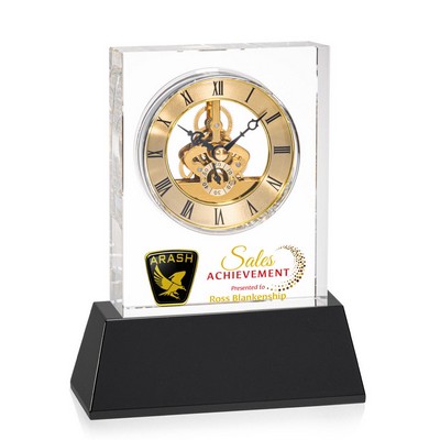 VividPrint™ Clock on Base - Ashland/Gold/Black 7¾"