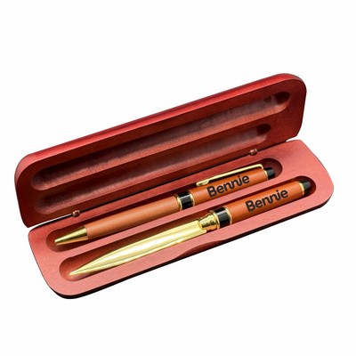 Premade Wooden Pen Set - Terrific Timber-12 Pen & Letter Opener