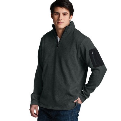 Men's Heathered Fleece Pullover