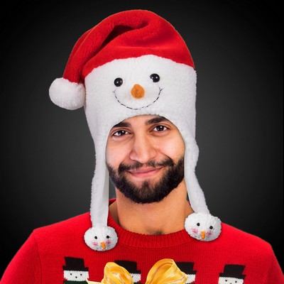 Snowman Santa Hat