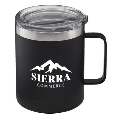 14 Oz. Powder Coated Stainless Steel Camping Mug