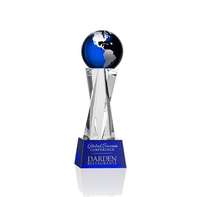 Havant Globe Award - Blue/Silver 10"