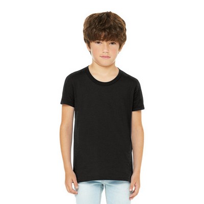 Bella+Canvas® Youth Unisex Heather CVC Short Sleeve Tee