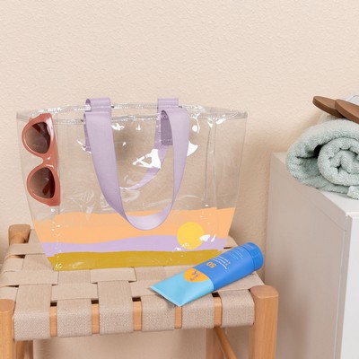 Small Clear Vinyl All Day Tote