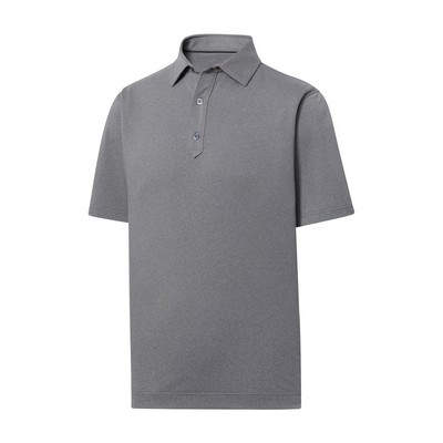 FootJoy ProDry Performance Solid Lisle Set on Placket-Self Collar Polo