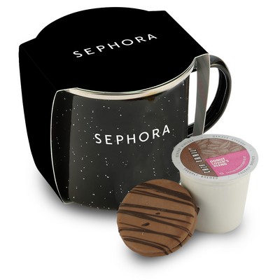 Promo Revolution - 16 Oz. Specked Camping Mug Gift Set w/Coffee Pod & Chocolate Oreo®