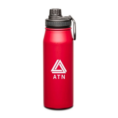 Cienega SS Bottle w/Twist Chug Lid - 27oz Red