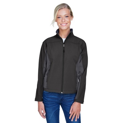 Devon and Jones Ladies' Soft Shell Colorblock Jacket