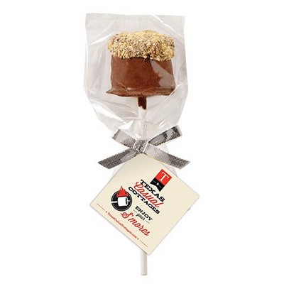 Chocolate Covered Marshmallow Pop - Crushed Graham Cracker