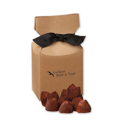 Kraft Gift Box w/Cocoa Dusted Truffles