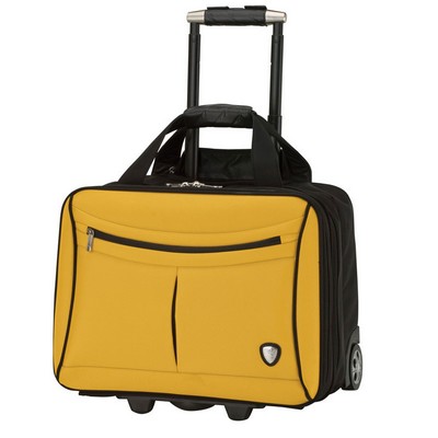 Yellow and Black Lamborghini Trolley Case