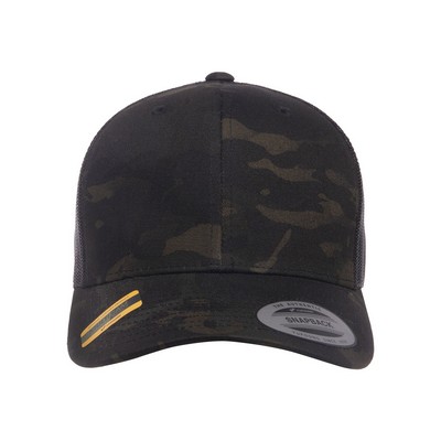 Yupoong Retro Trucker Multicam® Snapback Cap