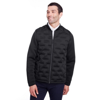 NORTH END Men's Loft Pioneer Hybrid Bomber Jacket