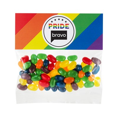 Pride Header Bag - Rainbow Jelly Belly Jelly Beans - 2Oz.