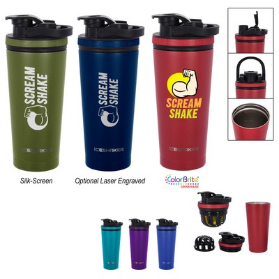 26 Oz. Stainless Steel Shaker Bottle