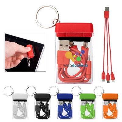 4-in-1 Charging Cable & Screen Cleaner Set