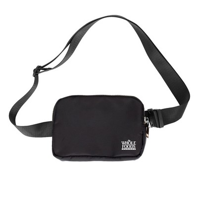 LL Crossbody Belt Bag Fanny Pack With Metal Zipper (Air Import)