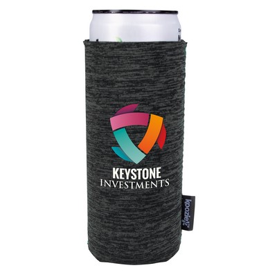 Koozie® Heather Collapsible Slim Can Cooler