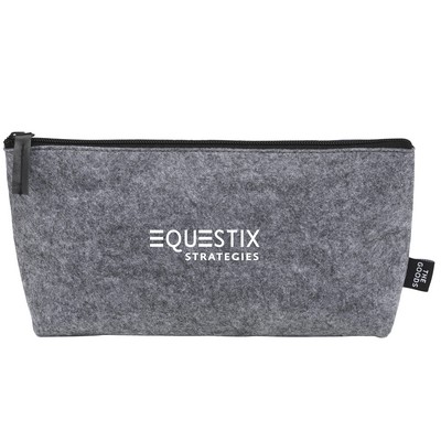 The Goods Recycled Felt Zippered Pouch